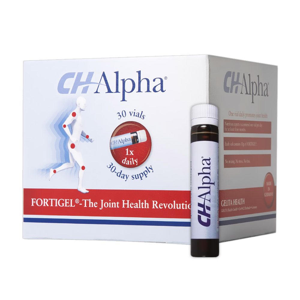 CH-Alpha - Drinkable Collagen Peptide Vials 30 x 25ml vials 750ml