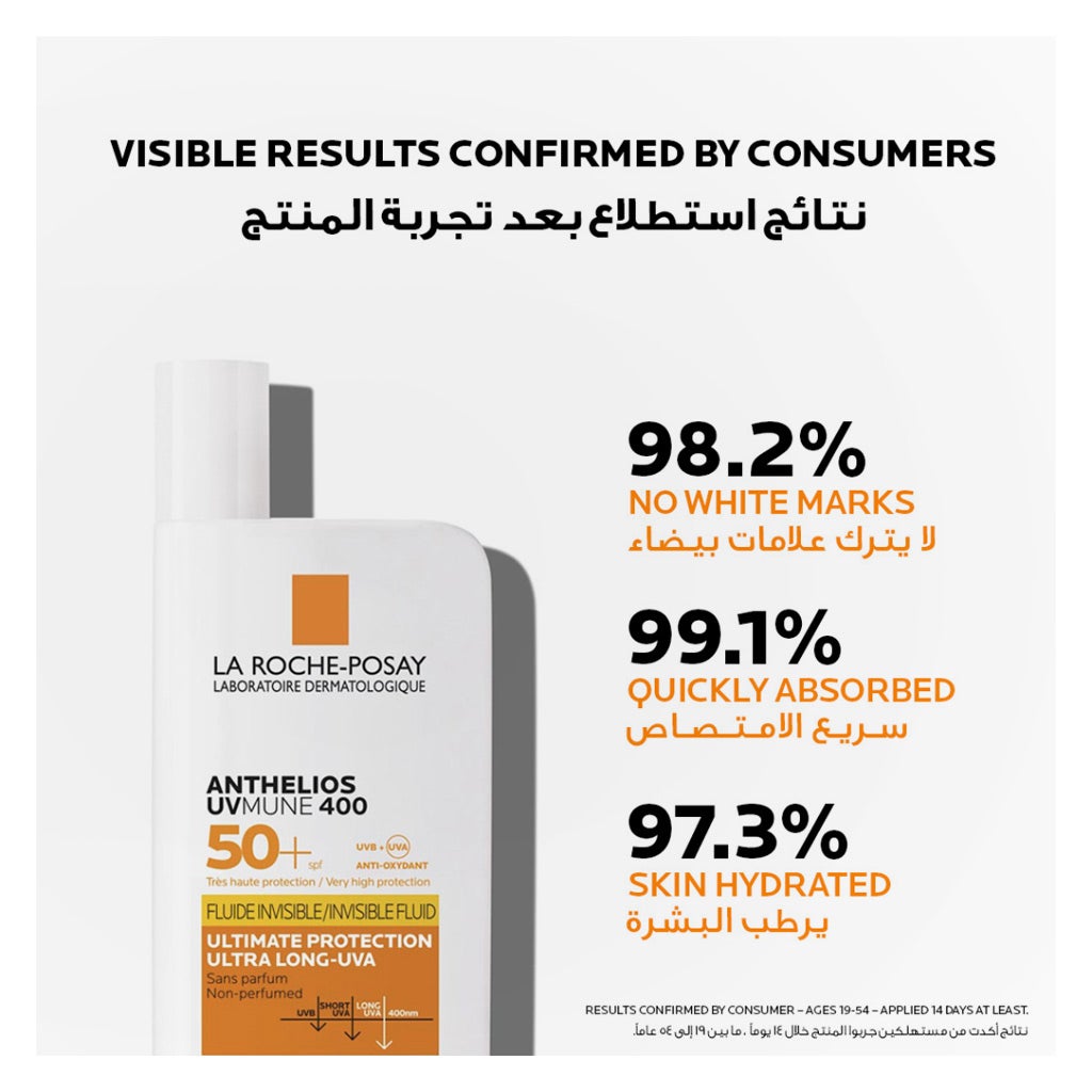 La Roche-Posay - Anthelios UVMune 400 Invisible Fluid SPF50+ 50ml