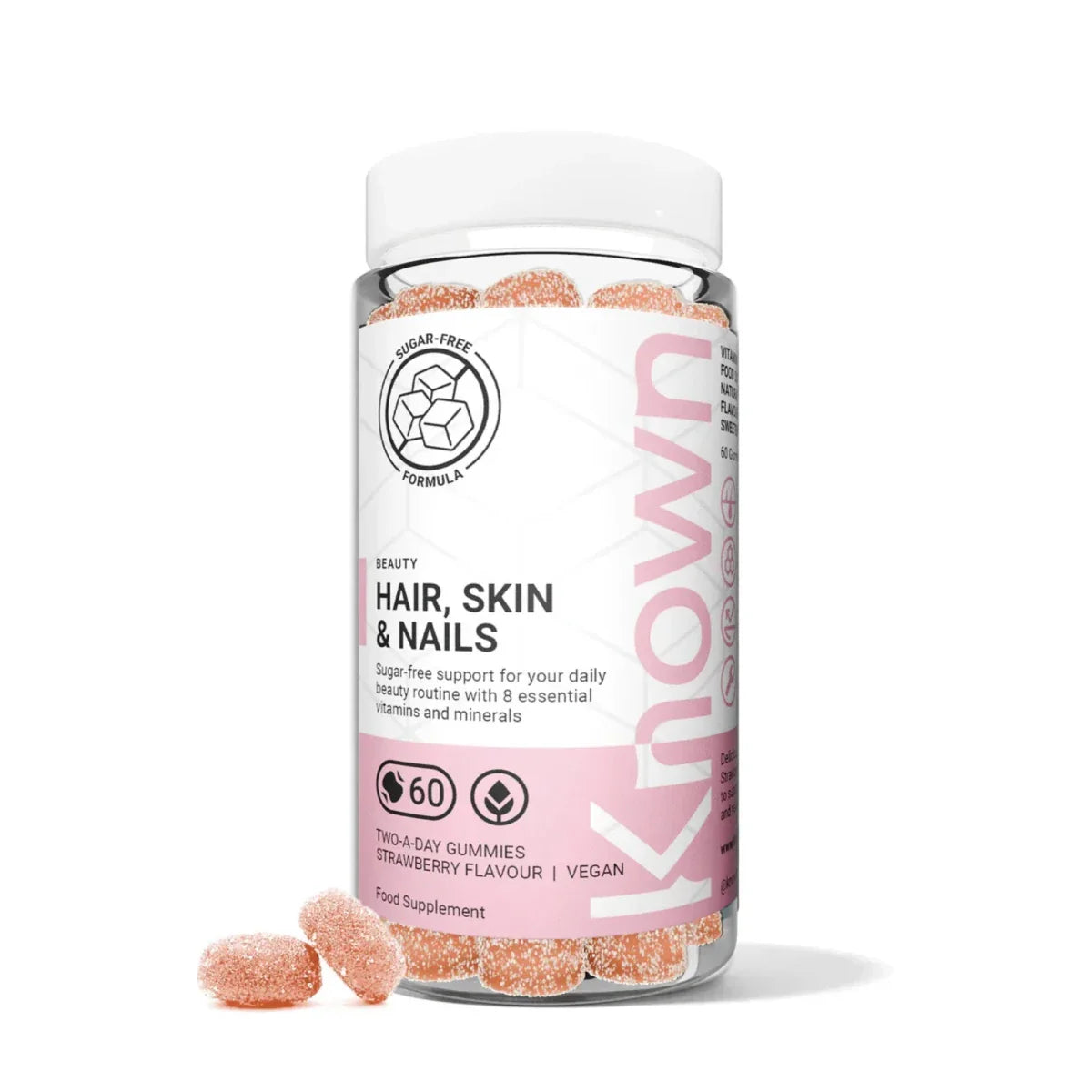 Known Hair, Skin & Nails Sugar-Free 60 Gummies