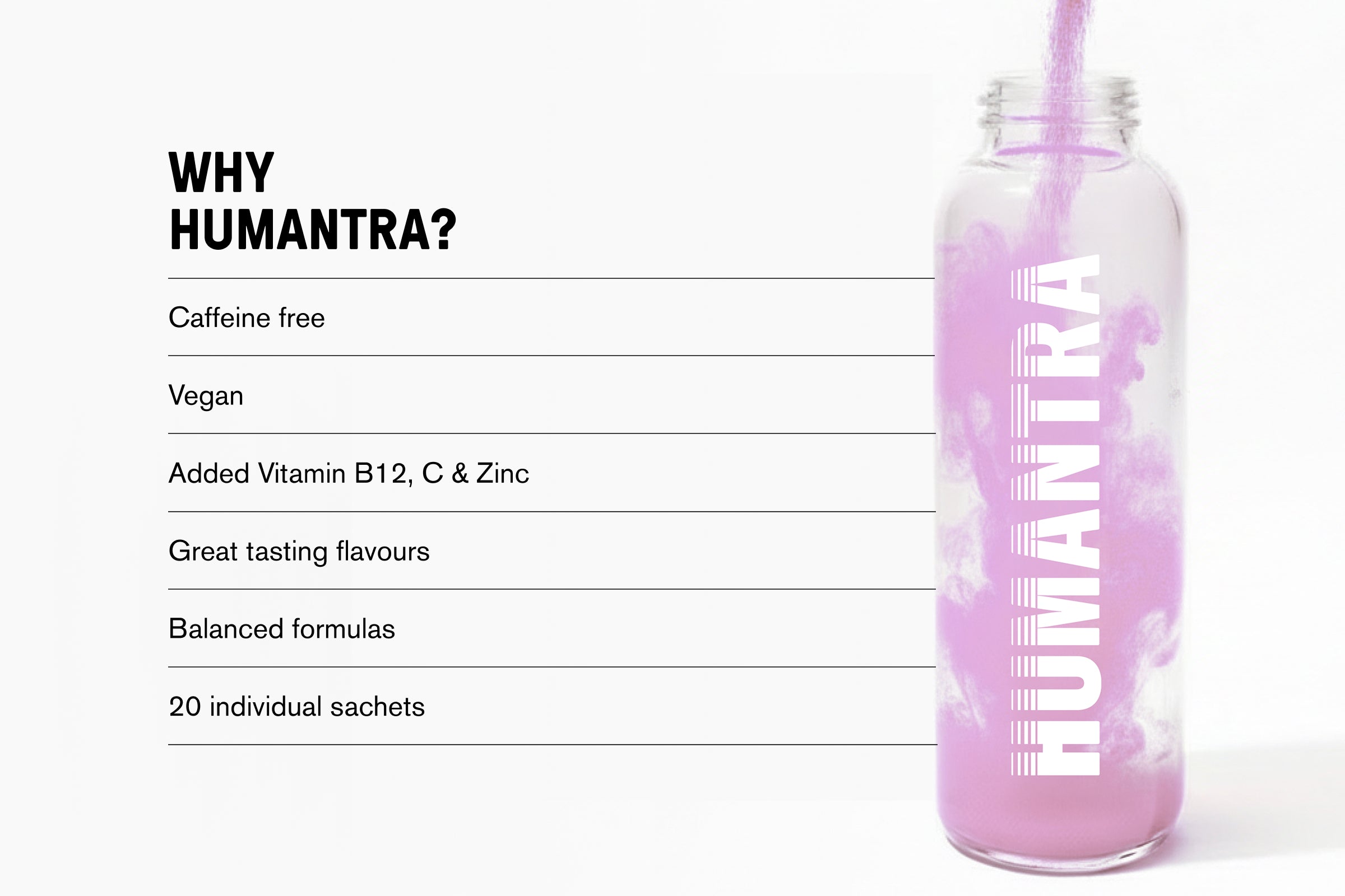 Humantra Electrolyte Powder – Lychee (20 Sachets) | 6-Electrolyte Hydration | Plant-Based, Vegan, Sugar Free & Gluten Free