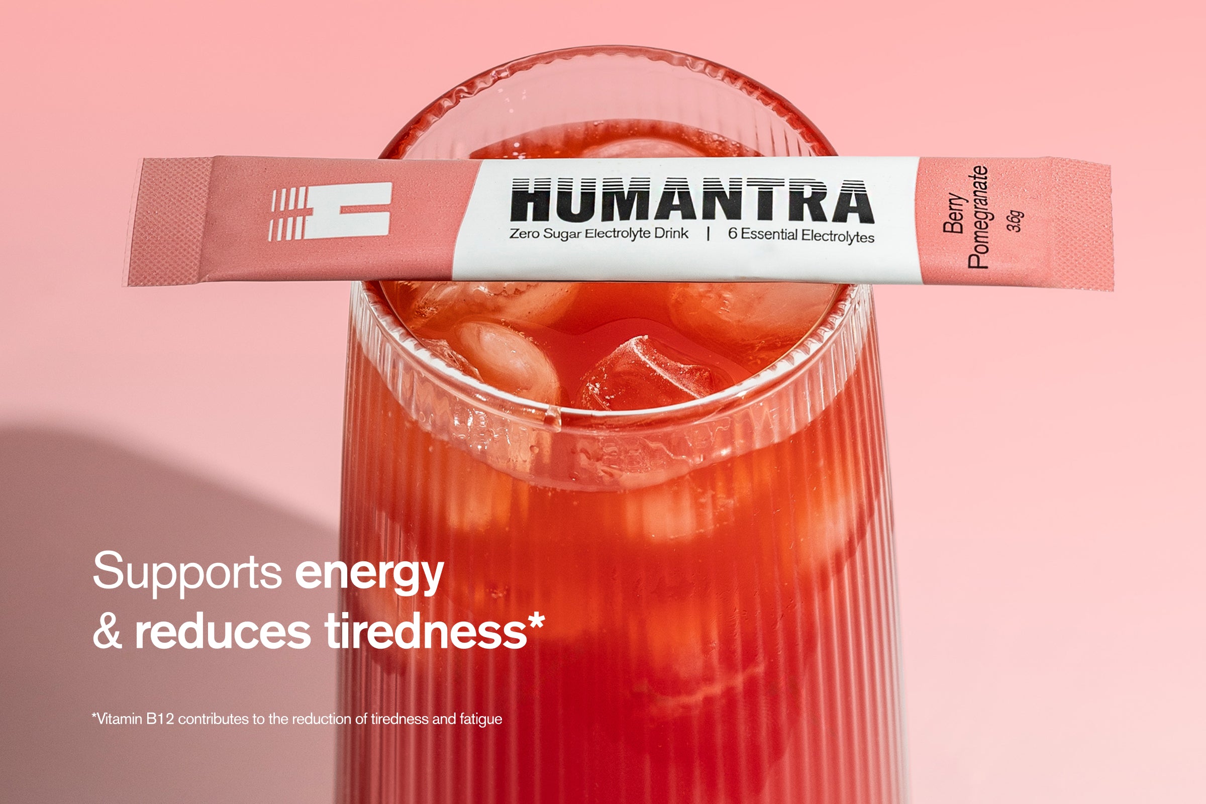 Humantra Electrolyte Powder – Berry Pomegranate - 20 Sachets