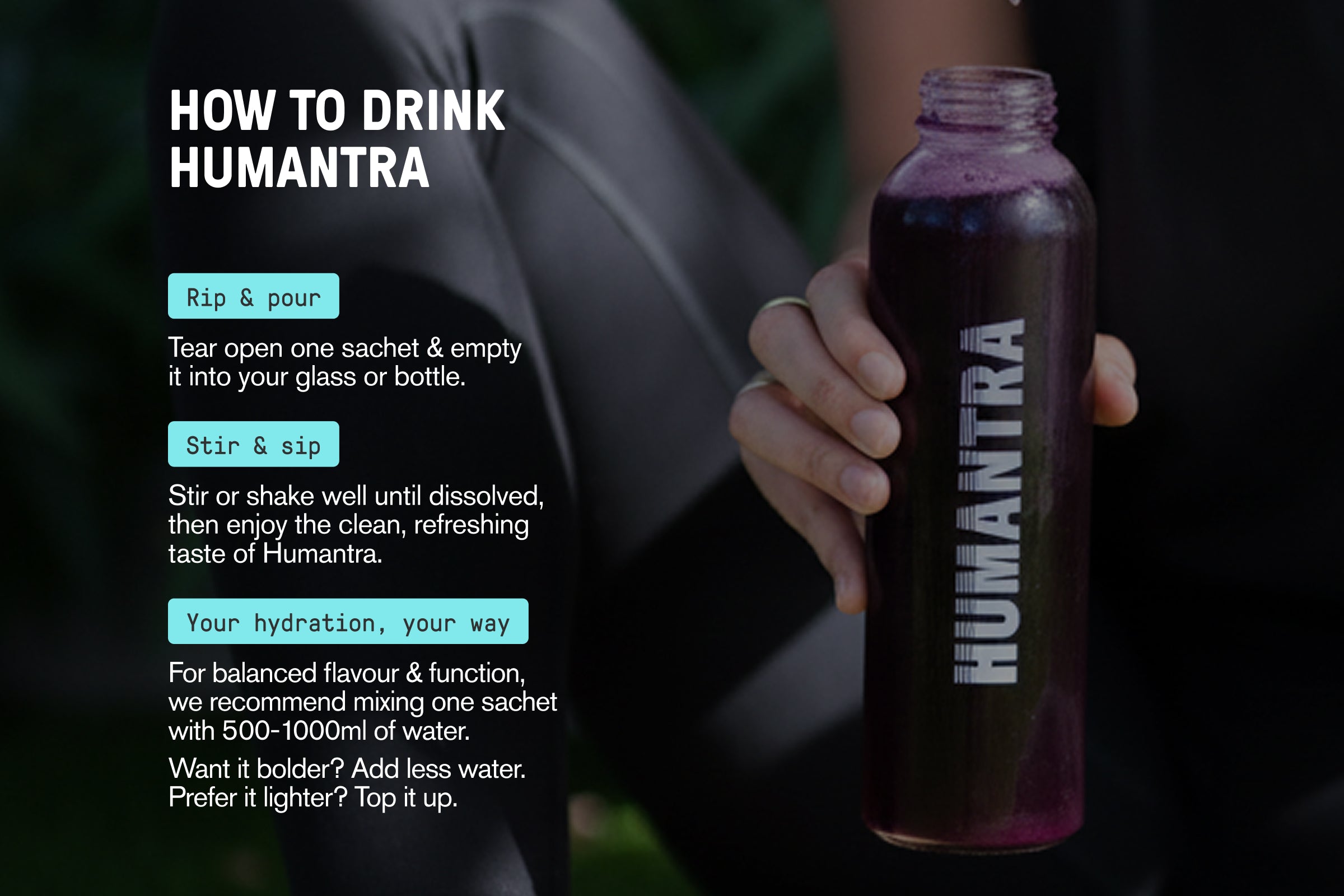 Humantra Electrolyte Powder – Elderberry (20 Sachets) | 6-Electrolyte Hydration | Plant-Based, Vegan, Sugar Free & Gluten Free