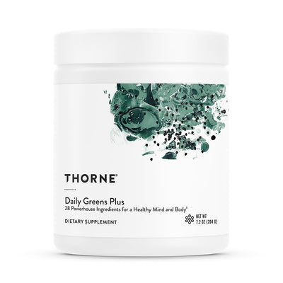 Thorne Daily Greens Plus – Comprehensive Greens Formula with Adaptogens &...