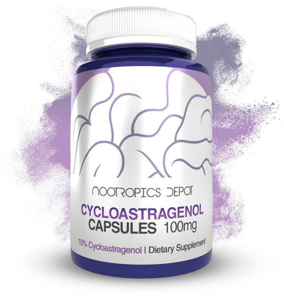 Nootropics Depot Cycloastragenol 10% Longevity Support Capsules, capsules bottle