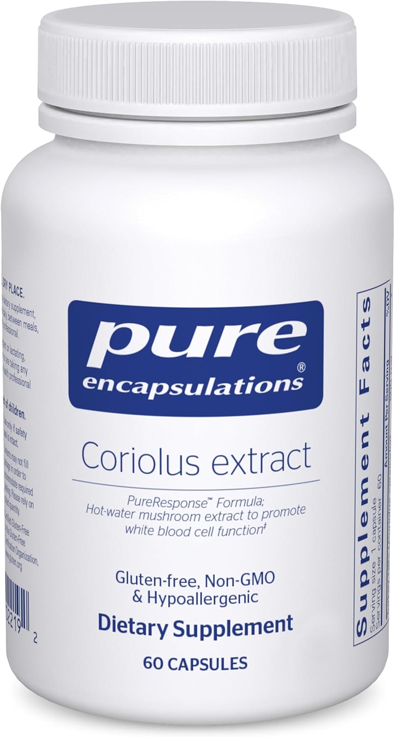 Pure Encapsulations Coriolus Extract 60 Capsules