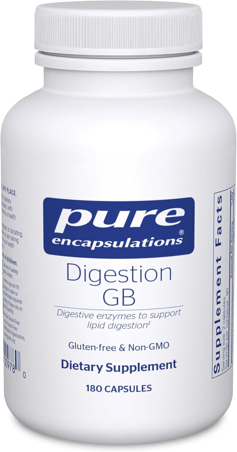 Pure Encapsulations Digestion GB - Digestive Enzyme Supplement - 90 Capsules