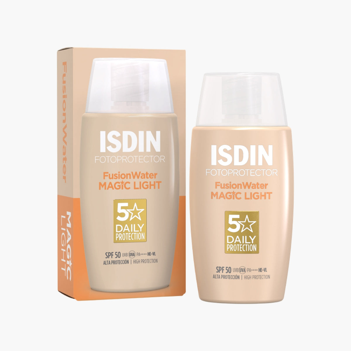 ISDIN - Fotoprotector Fusion Water Magic Color Light 50 ml