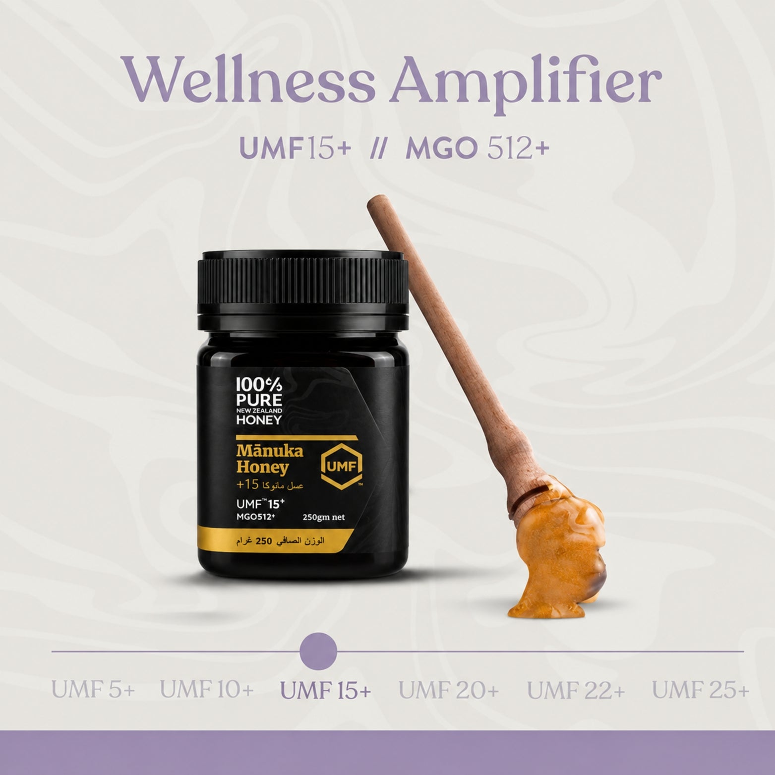 100% Pure New Zealand Honey - Manuka Honey UMF 15+ MGO 512+