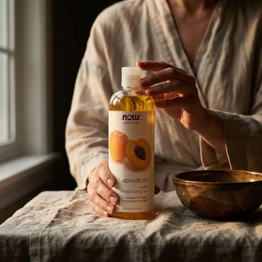 Apricot Kernel Oil 16 oz - Skin & Hair Oil