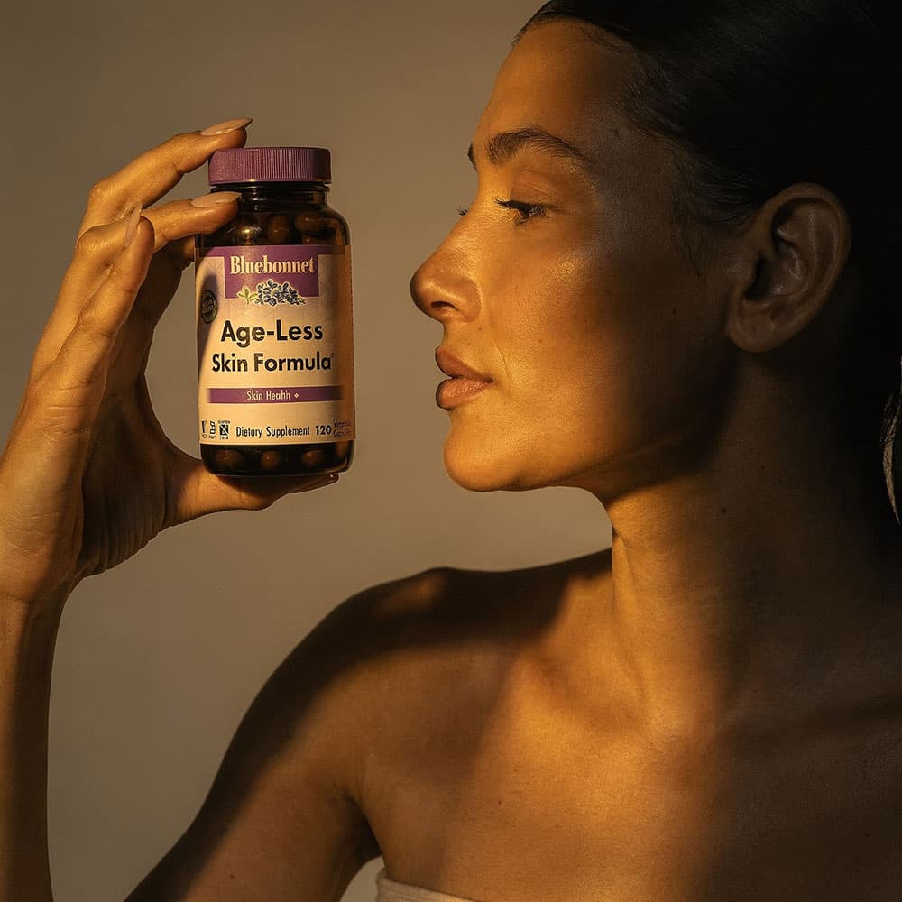 Age-Less Skin Formula 120mg - 120 Vegetable Capsules
