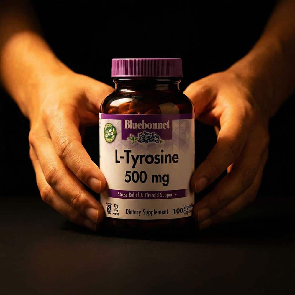 L-Tyrosine 500mg - 100 Vegetable Capsules