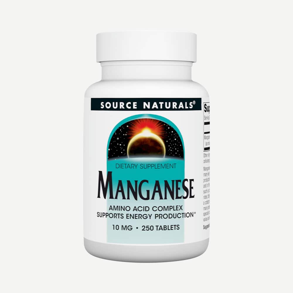 Manganese Amino Acid Chelate 15mg - 250 Tablets