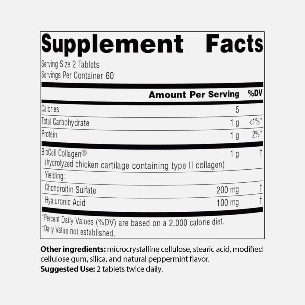 Skin Eternal Hyaluronic Acid 50mg - 120 Tablets