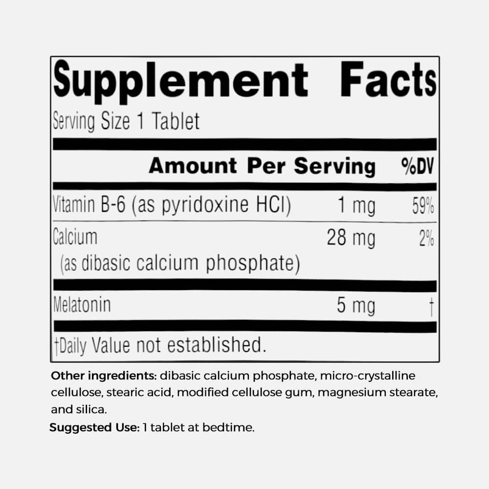 Melatonin 5mg - 240 Tablets