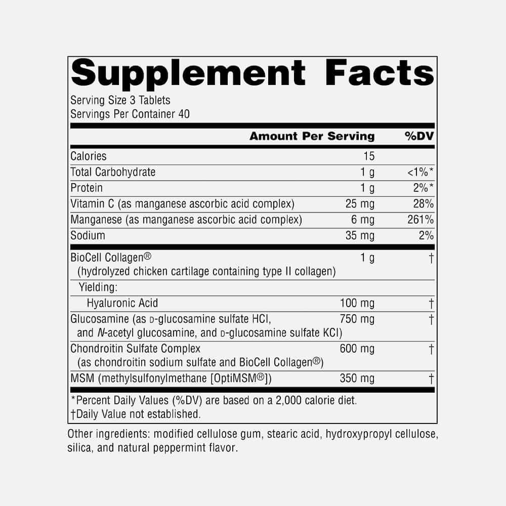 Hyaluronic Joint Complex Extra Strength - 120 Tablets