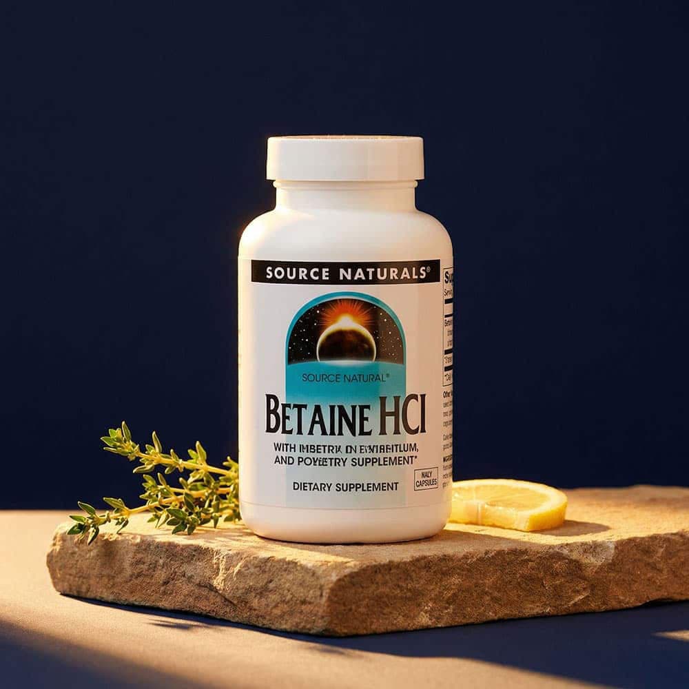 Betaine HCl 650mg - 180 Tablets