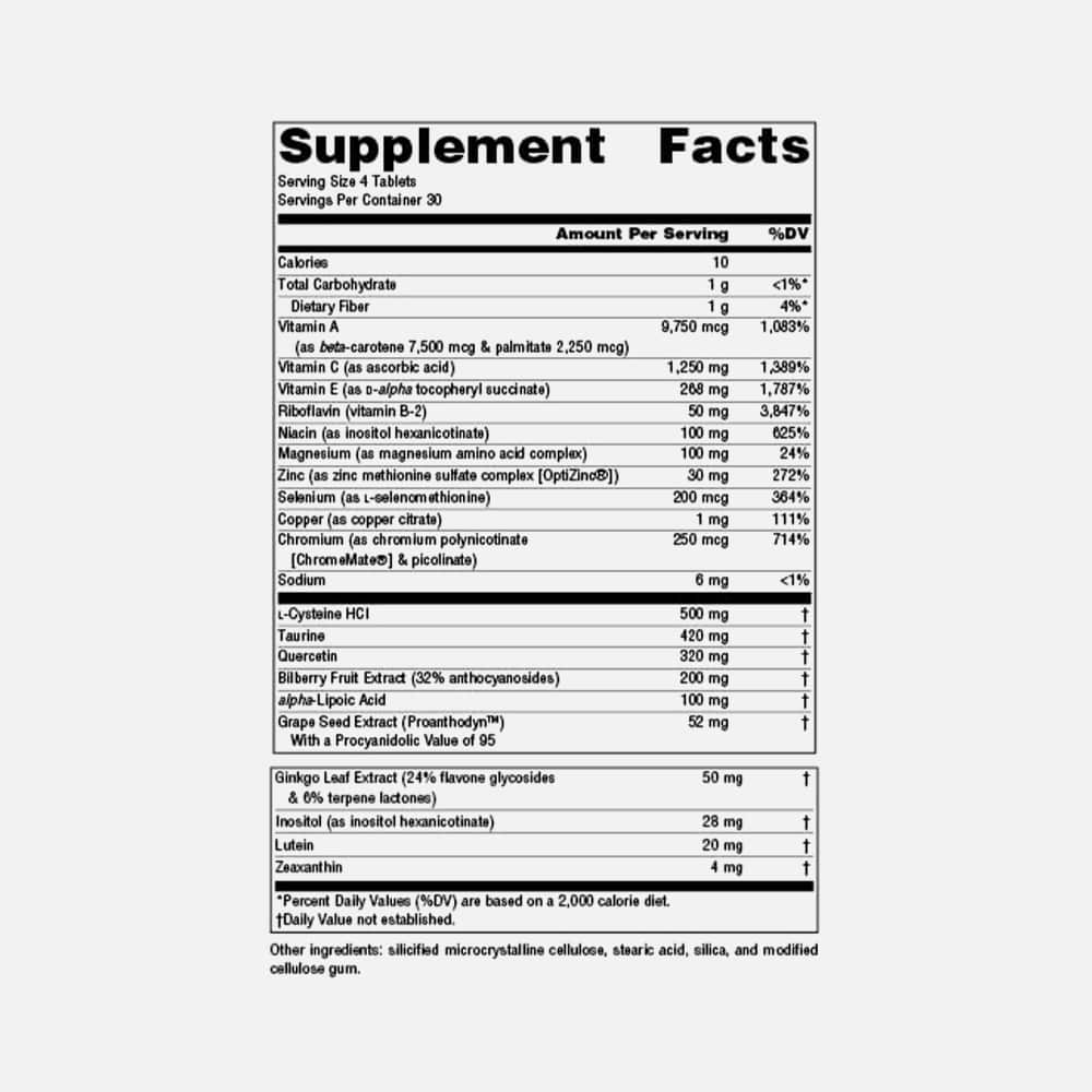 Visual Eyes Multi-Nutrient Complex - 120 Tablets