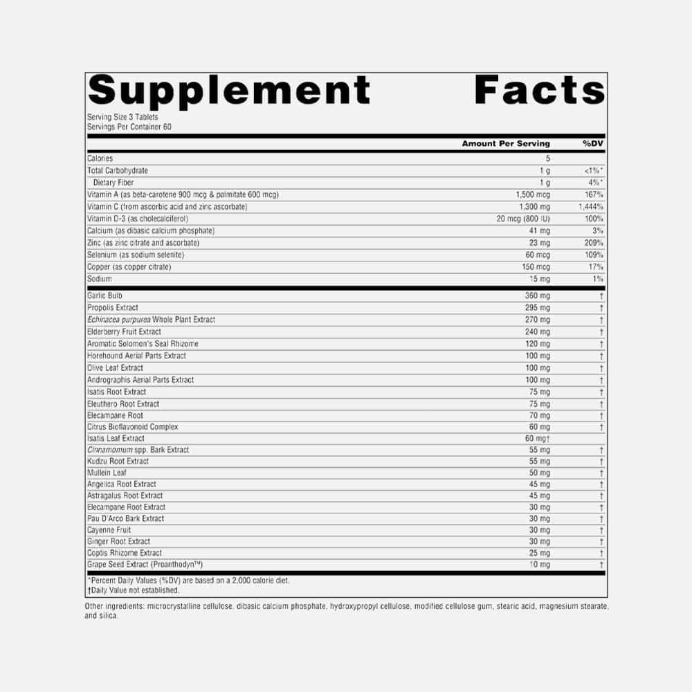 Wellness Formula Herbal Defense Complex - 180 Tablets