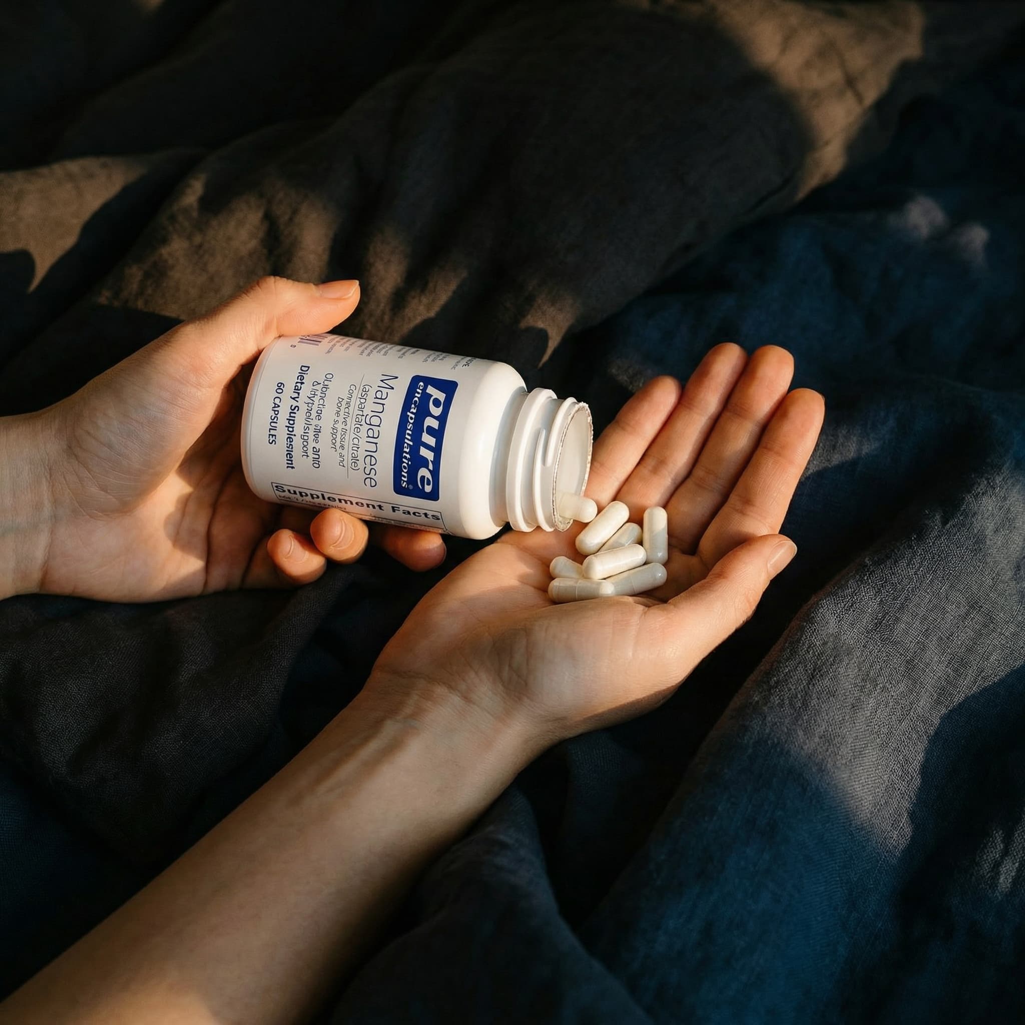 Manganese Aspartate/Citrate 5mg - 60 Capsules