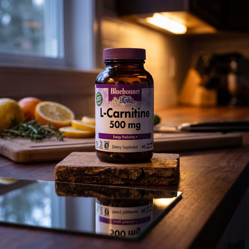 L-Carnitine Tartrate 500mg - 60 Vegetable Capsules
