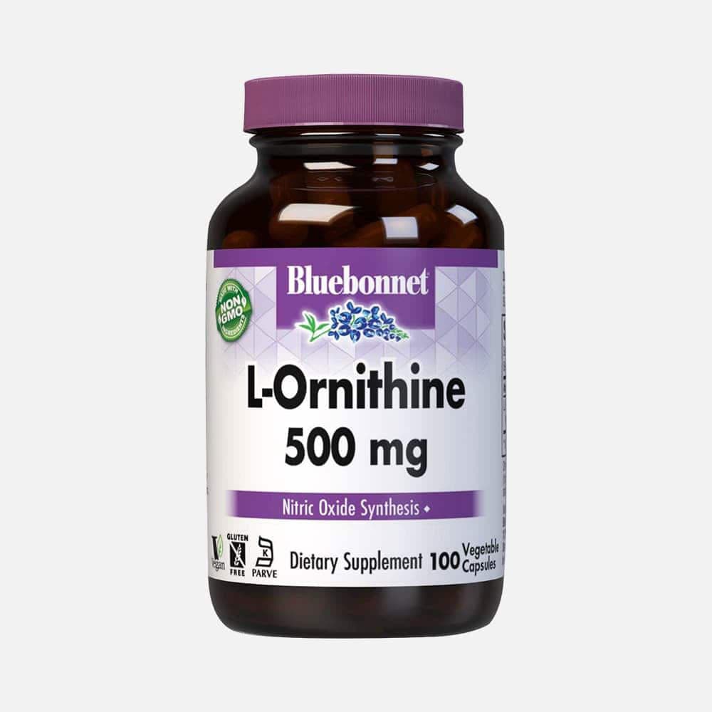 L-Ornithine 500mg - 100 Vegetable Capsules