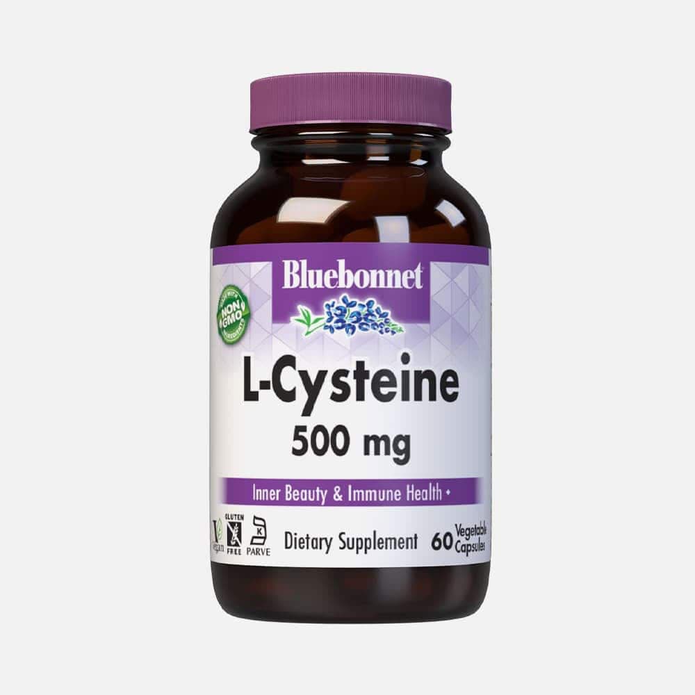 L-Cysteine 500mg - 60 Vegetable Capsules