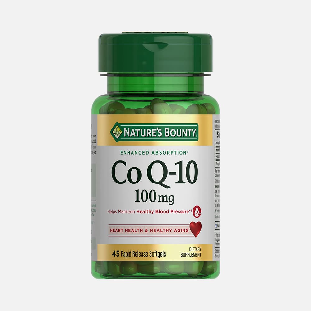 Co Q-10 100 ملغ - 45 كبسولة جيلاتينية رخوة سريعة الإطلاق