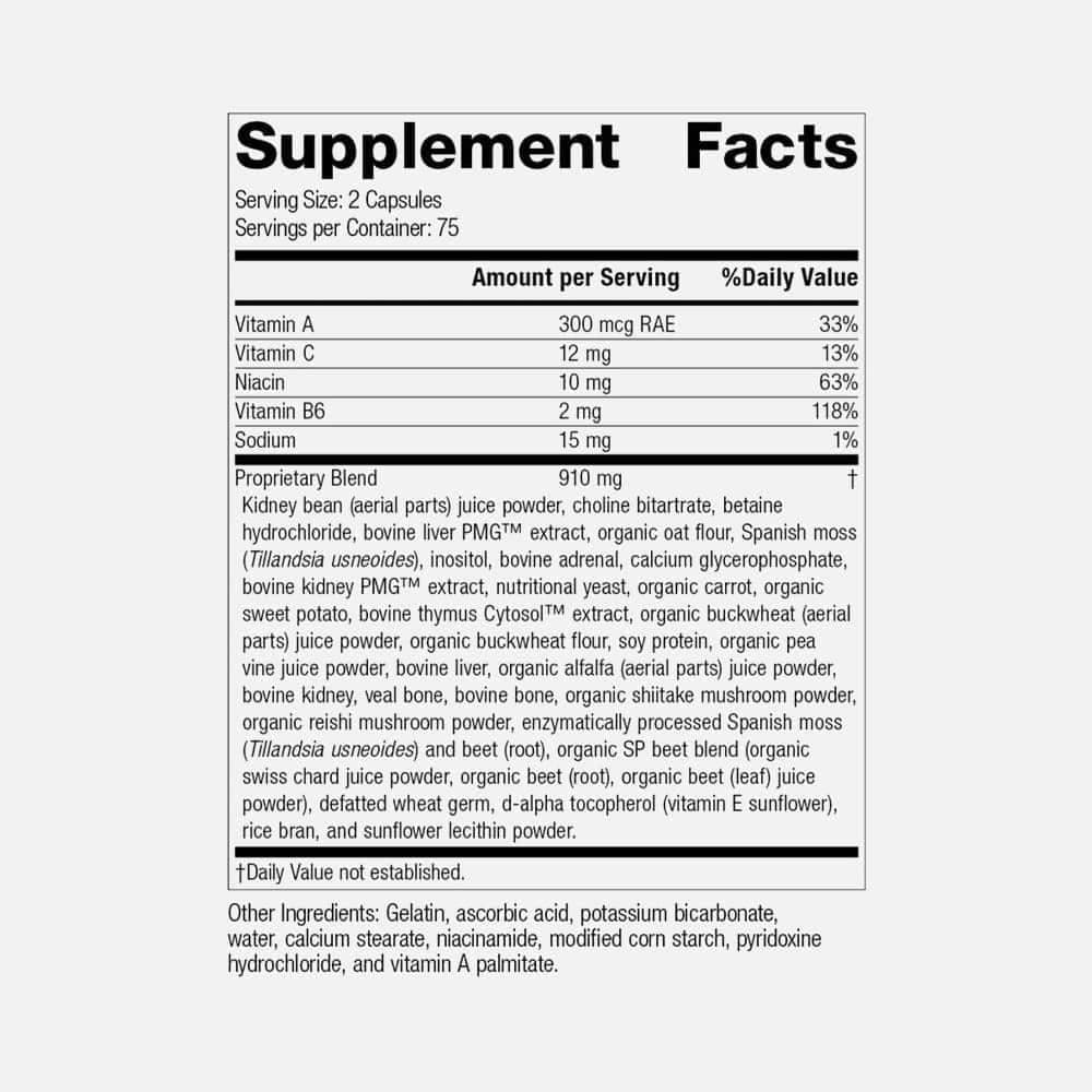 Albaplex Liver Support with Vitamins A, B6 & C - 150 Capsules