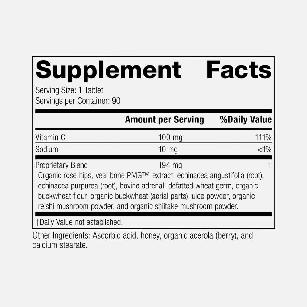 C Synergy Vitamin C 90mg - 90 Tablets