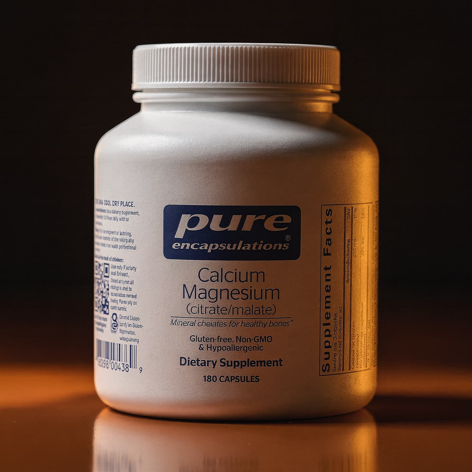 Hypoallergenic Calcium with Magnesium - 180 Capsules