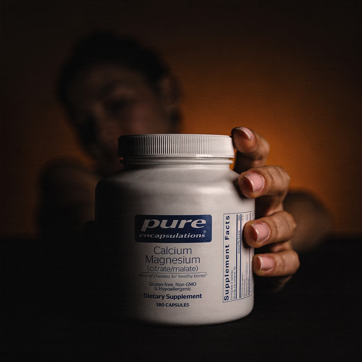 Hypoallergenic Calcium with Magnesium - 180 Capsules