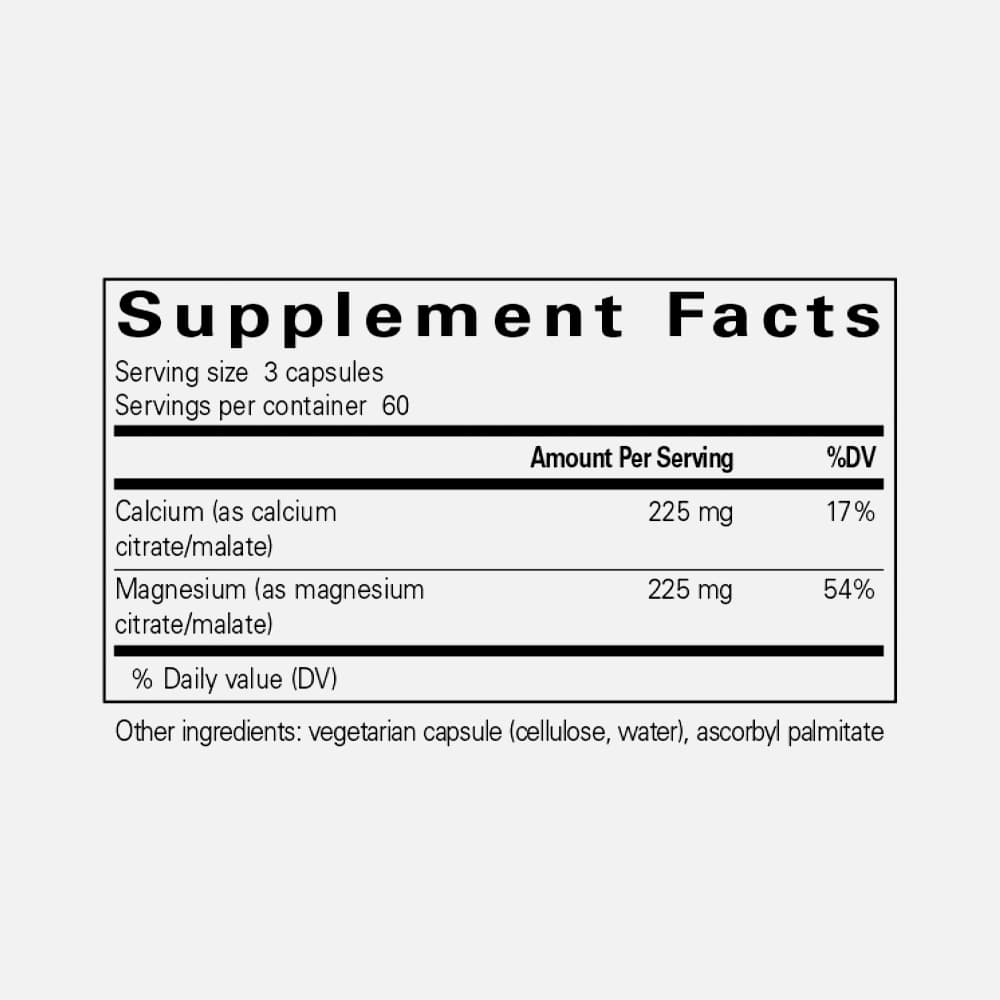 Hypoallergenic Calcium with Magnesium - 180 Capsules