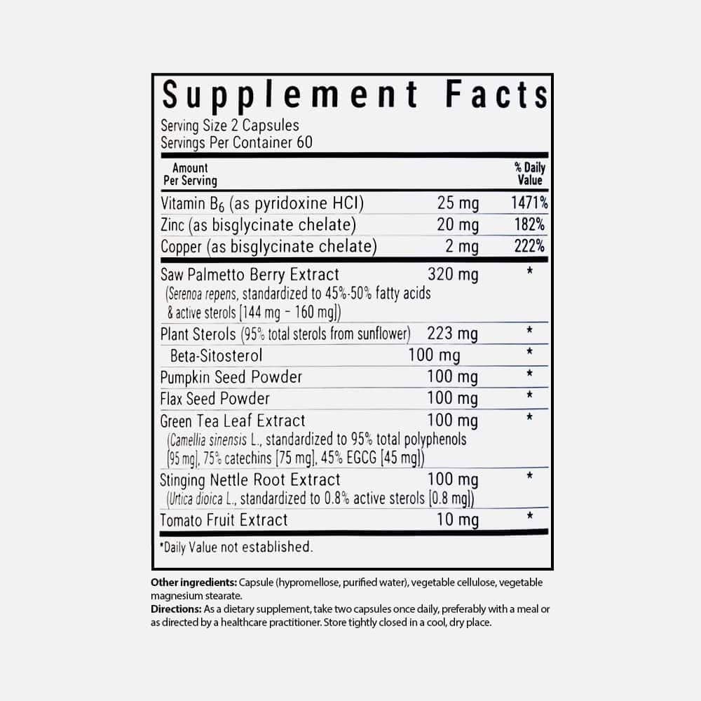 MPX 1000 Prostate Support - 120 Vegetable Capsules