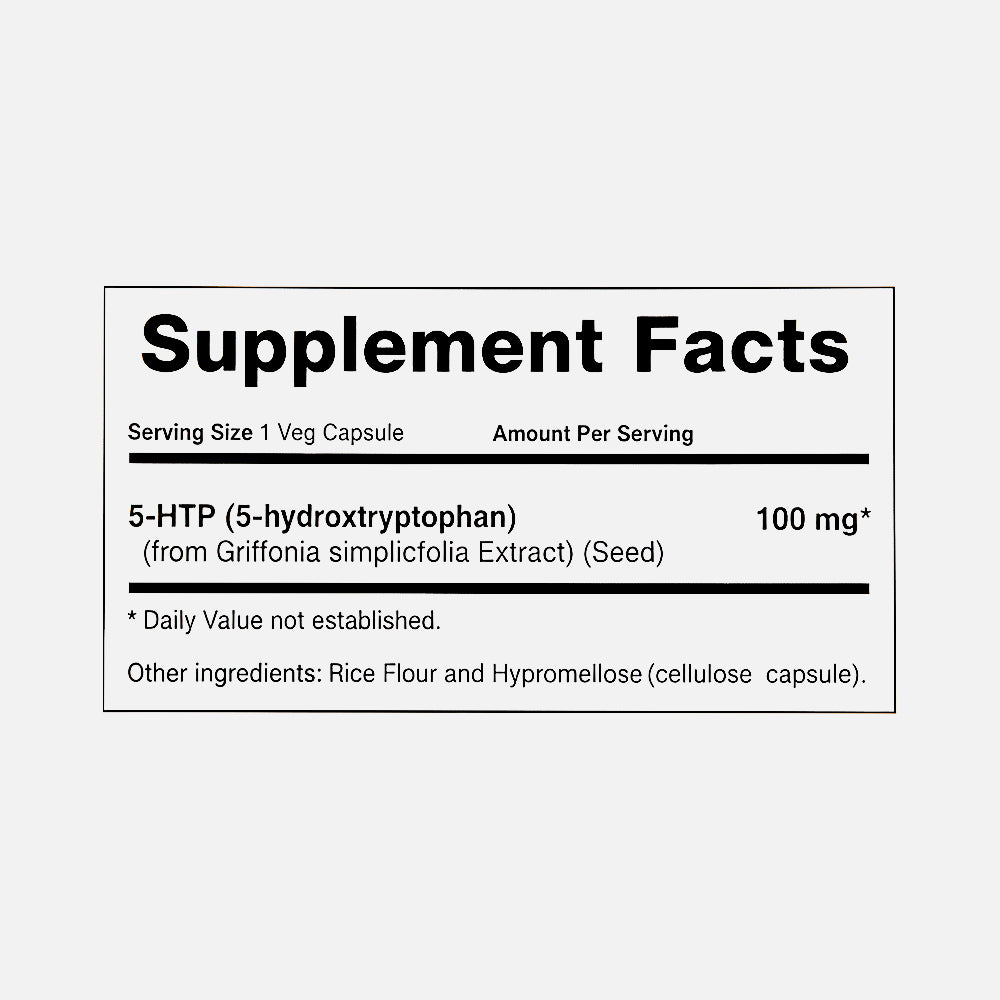 5-HTP 100mg - 120 Veg Capsules