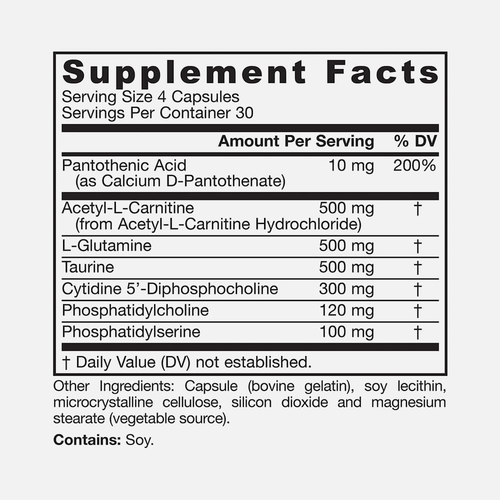 Neuro Optimizer 4-Capsule Serving - 120 Capsules