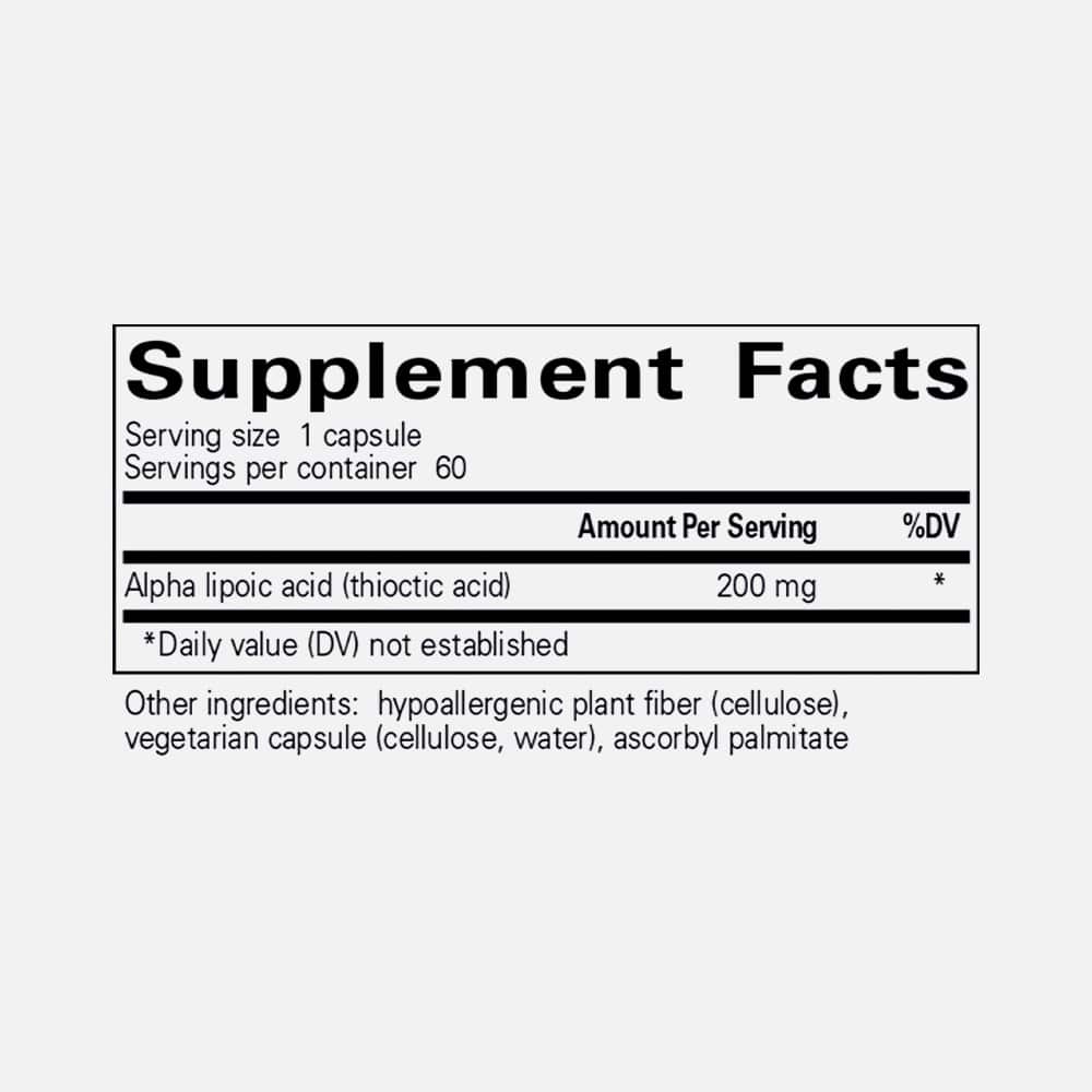 Alpha Lipoic Acid 200mg