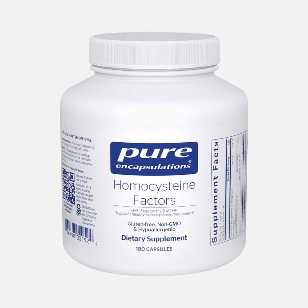 Homocysteine Factors 180 Capsules - Vitamin Blend