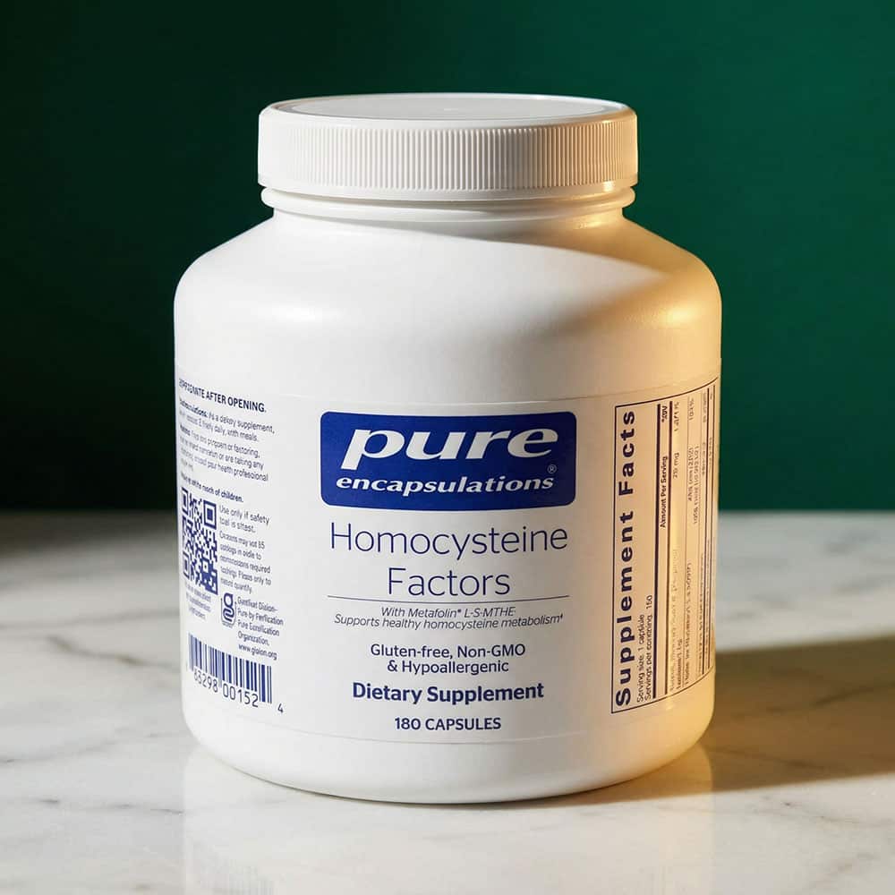 Homocysteine Factors 180 Capsules - Vitamin Blend