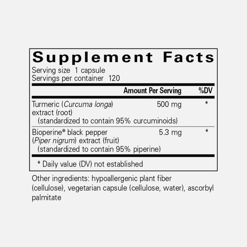 Curcumin 500 with Bioperine