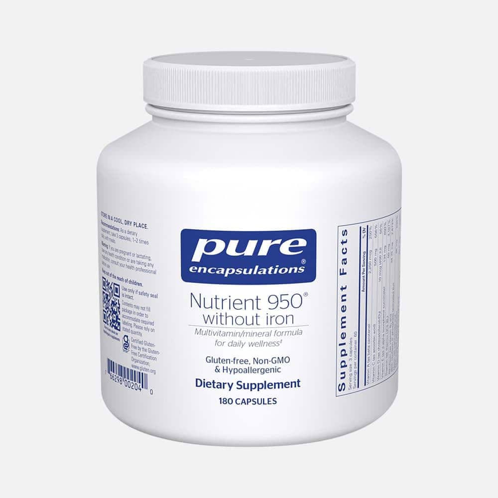 Nutrient 950 Without Iron - 180 Capsules