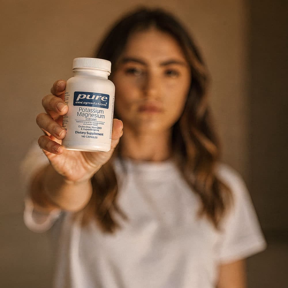 Potassium Magnesium Citrate - 180 Capsules