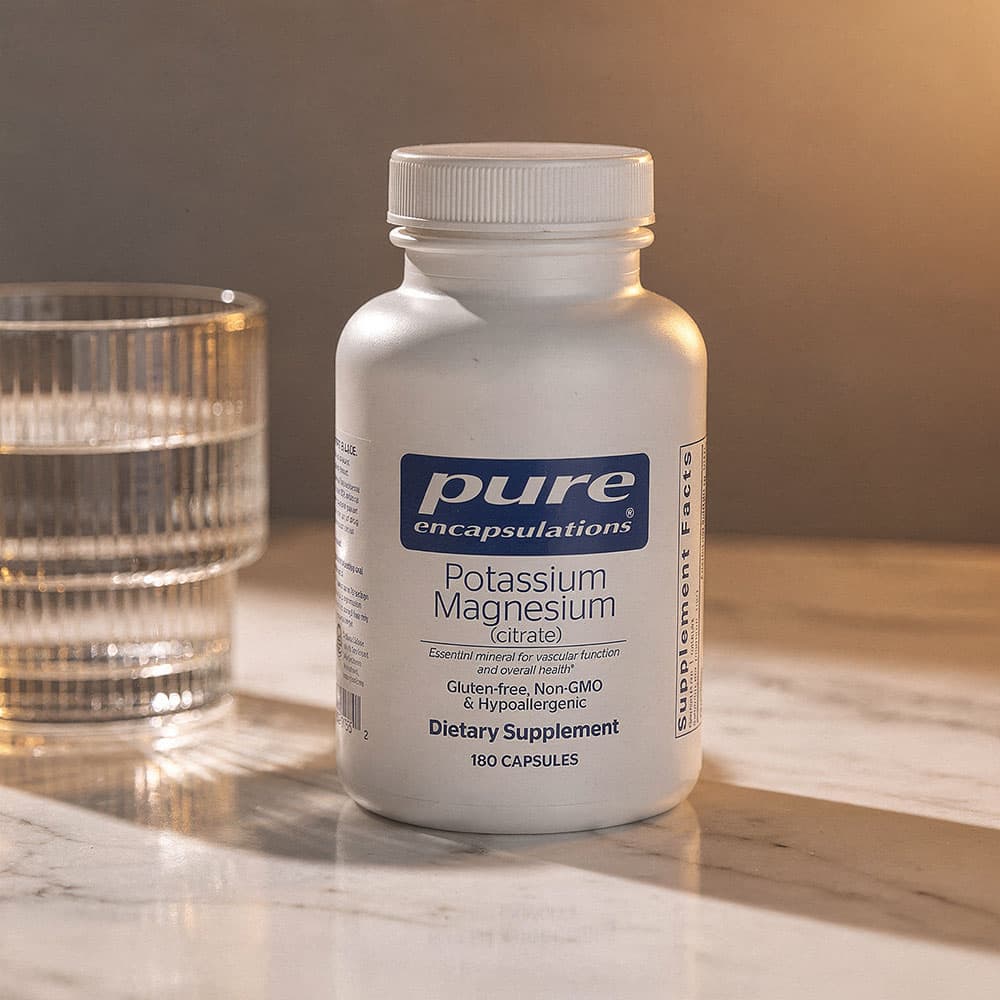 Potassium Magnesium Citrate - 180 Capsules