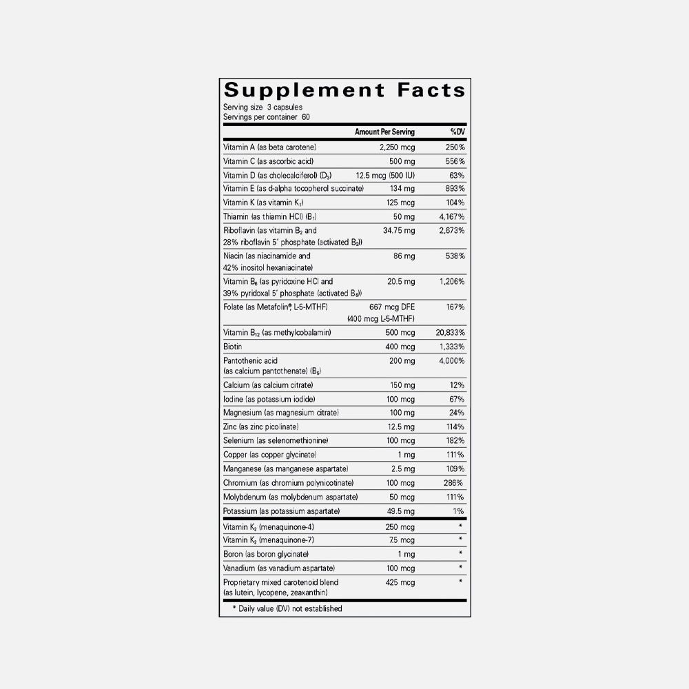 Nutrient 950 with Vitamin K - 180 Capsules