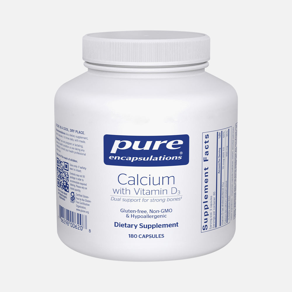 Calcium with Vitamin D3 600mg - 180 Capsules