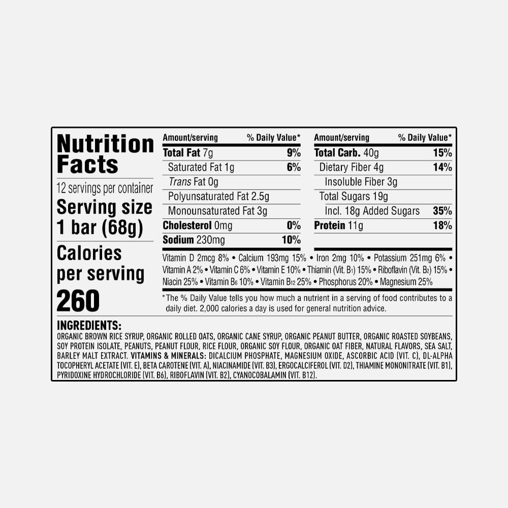 CLIF Bar Crunchy Peanut Butter - 24 Energy Bars