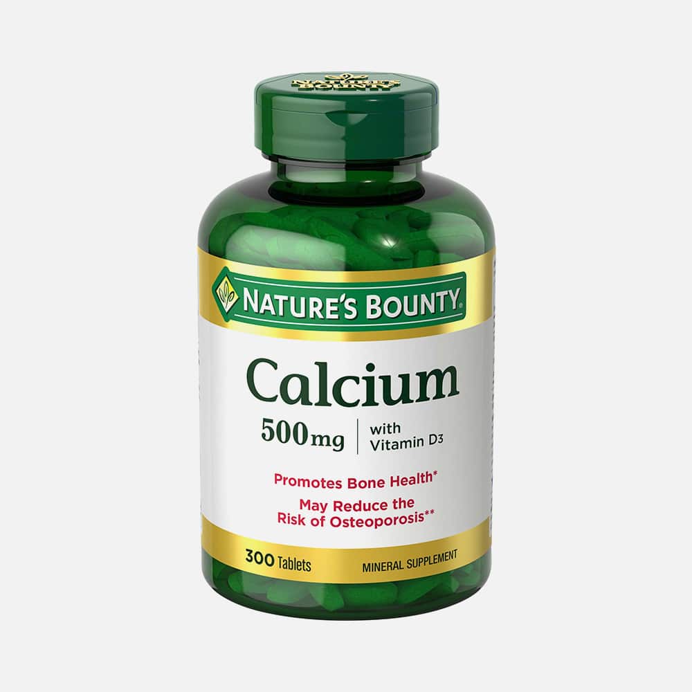 Calcium 500mg with Vitamin D3 400 IU - 300 Tablets