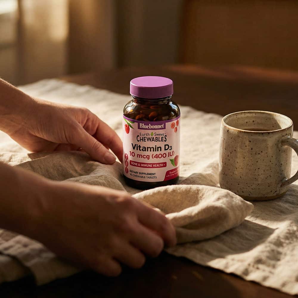 Vitamin D3 400 IU - 90 Chewable Tablets (Raspberry)