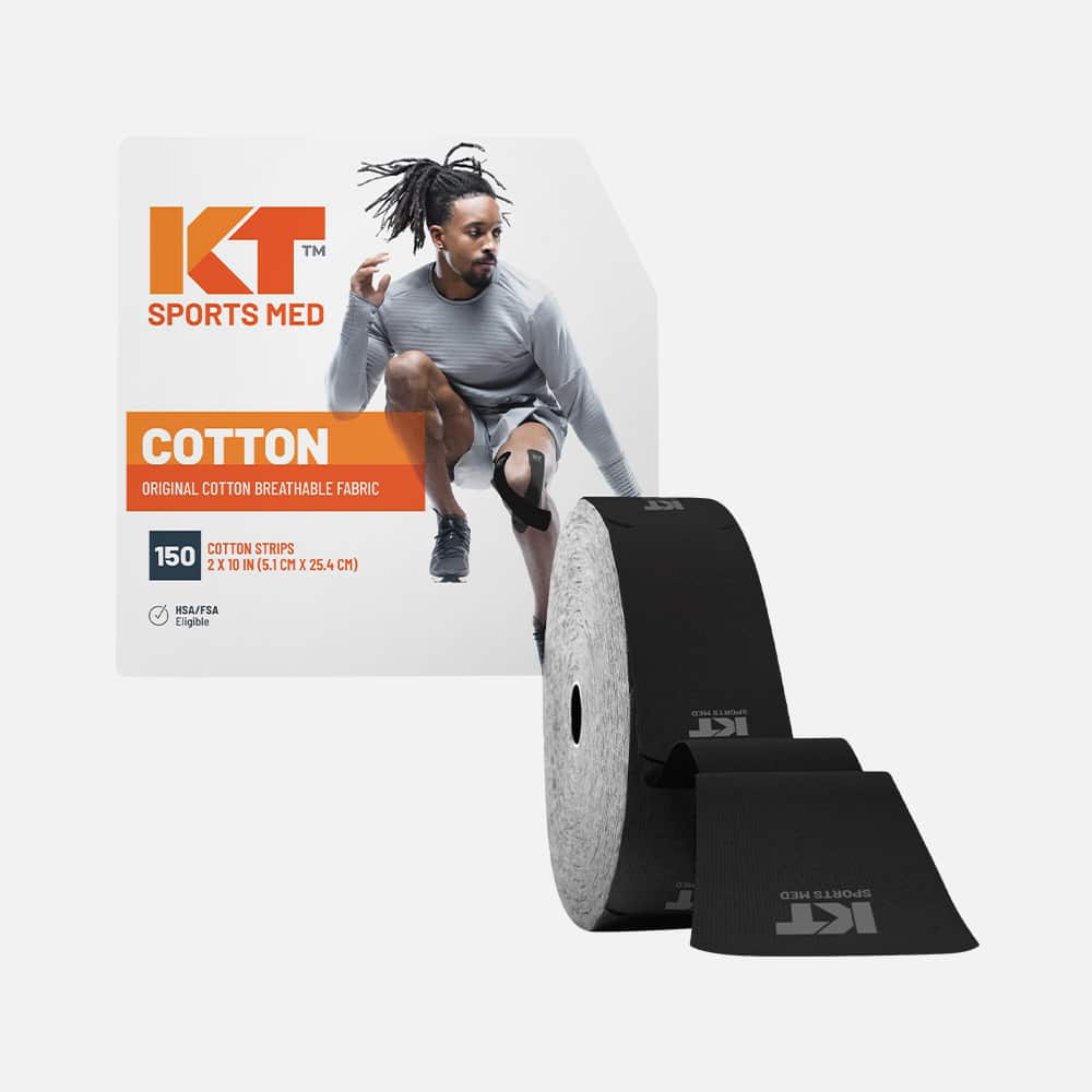 KT Tape Original Cotton Kinesiology Tape - 150 Strips