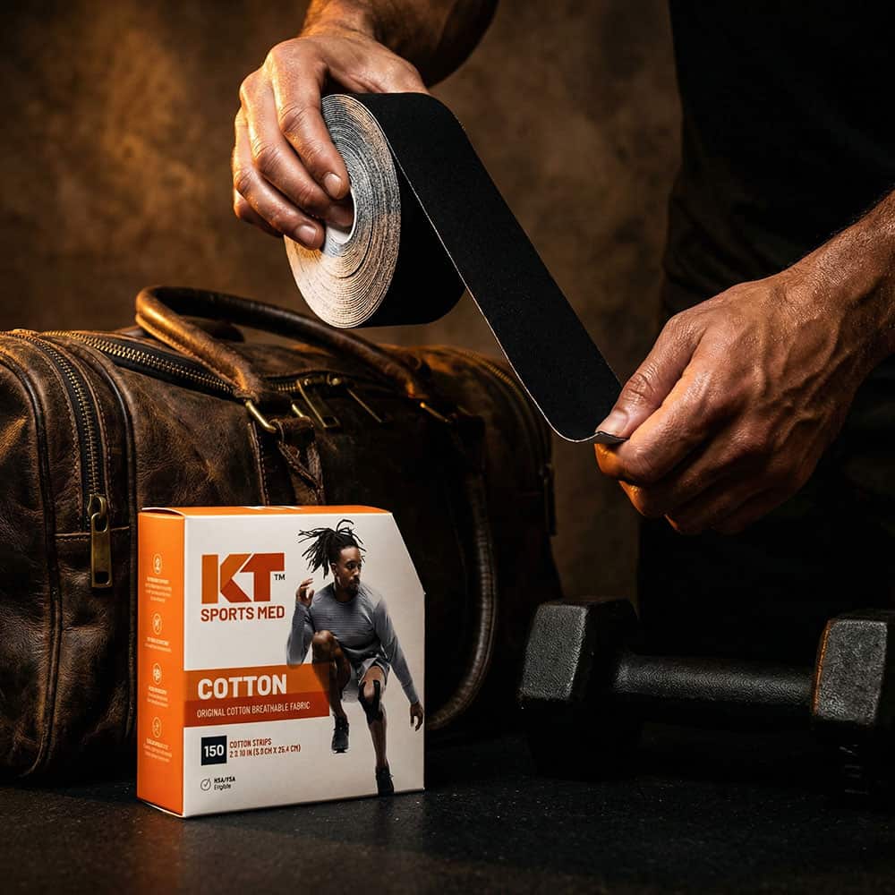 KT Tape Original Cotton Kinesiology Tape - 150 Strips