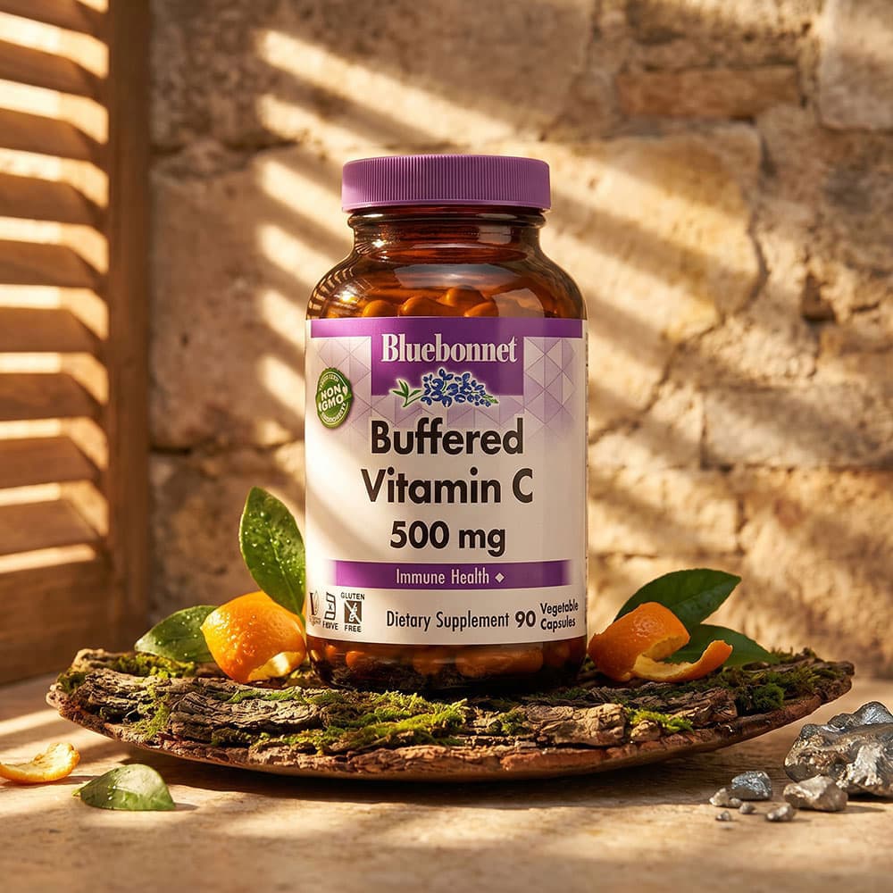 Buffered Vitamin C 500mg - 90 Vegetable Capsules
